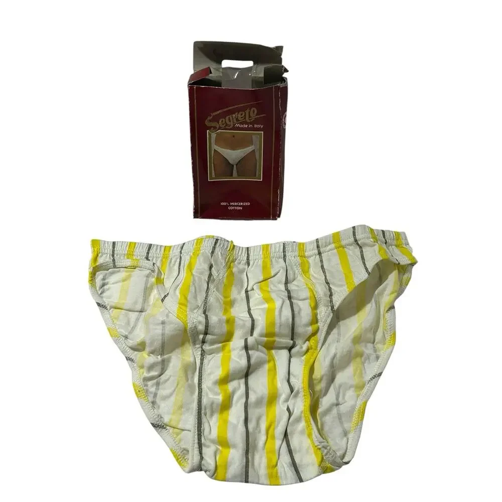 Vintage Segreto Men's Underwear 80's Made in Italy Rare New in Box XL READ